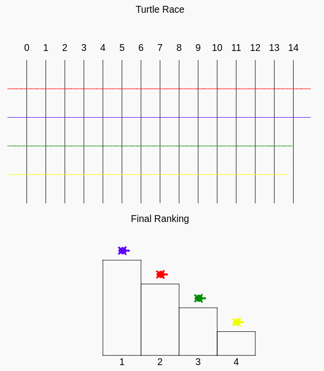 turtle race ranking