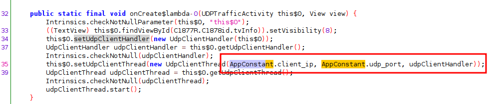hpAndro UDP details