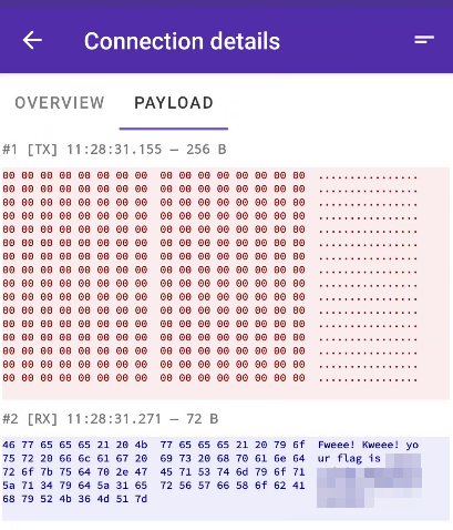 hpAndro UDP communication